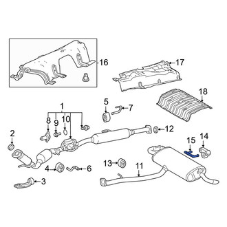 Toyota OE - Exhaust System Hanger Bracket