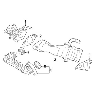 Toyota OE - Emission System - EGR System (2.5L)