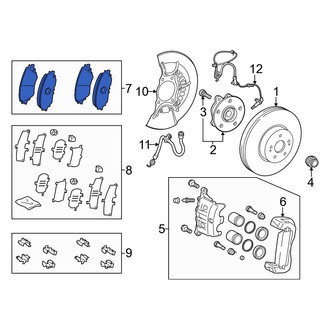 Toyota OE - Front Disc Brake Pad Set