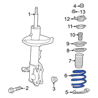 Toyota OE - Front Coil Spring