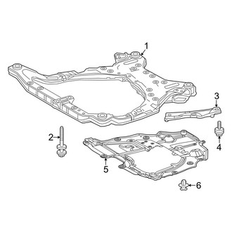 Toyota OE - Front Suspension - Suspension Mounting