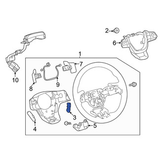 Toyota OE - Right Steering Wheel Plug