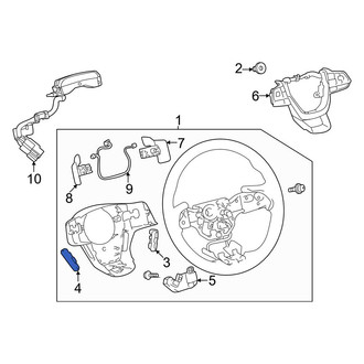 Toyota OE - Left Steering Wheel Plug