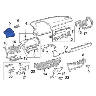 Toyota OE - Left Instrument Panel Pad