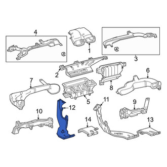 Toyota OE - Front Instrument Panel Air Duct