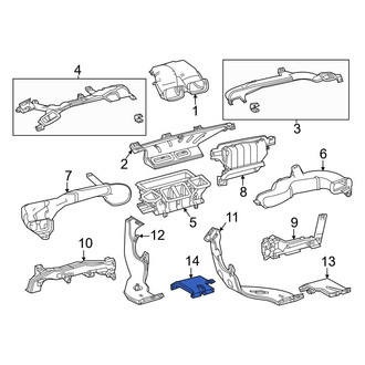 Toyota OE - Instrument Panel Air Duct