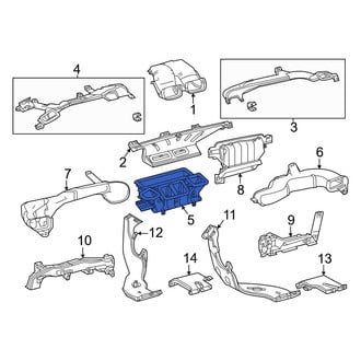 Toyota OE - Front Center Instrument Panel Air Duct