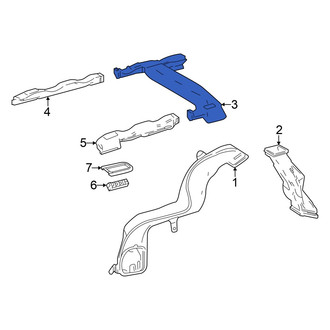 Toyota OE - Rear Center Instrument Panel Air Duct