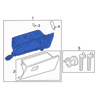 Toyota OE - Front Glove Box Assembly
