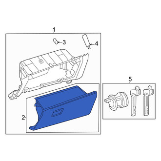 Toyota OE - Front Glove Box Door