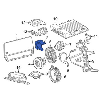 Toyota OE - Left GPS Navigation System Bracket