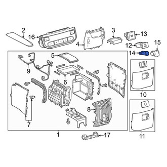 Toyota OE - Center 12 Volt Accessory Power Outlet