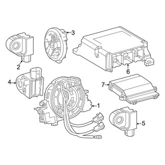 Toyota OE - Restraint Systems - Air Bag Components (Modules & Sensors)