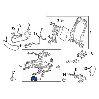 Toyota OE - Front Right Temperature Controlled Seat Blower Motor