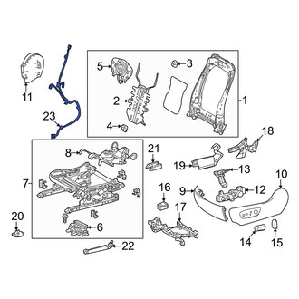 Toyota OE - Front Right Power Seat Wiring Harness