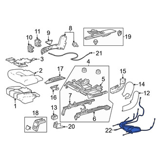 Toyota OE - Seat Flex Cable