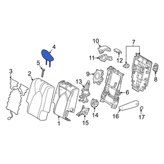 Toyota OE - Center Left Headrest