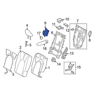 Toyota OE - Temperature Controlled Seat Blower Motor