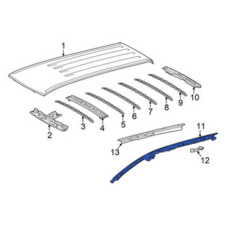 Toyota OE - Left Inner Roof Side Rail