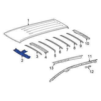 Toyota OE - Front Roof Header Panel