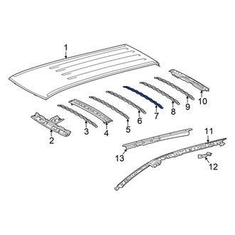 Toyota OE - Center Rear Roof Panel Reinforcement
