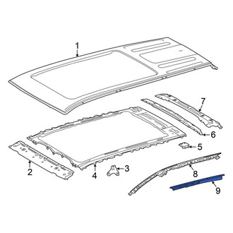 Toyota OE - Left Outer Roof Side Rail