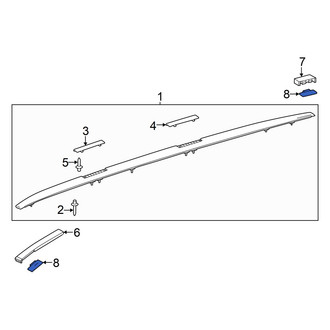 Toyota OE - Roof Drip Molding Clip