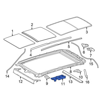 Toyota OE - Center Left Sunroof Frame Bracket