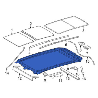 Toyota OE - Sunroof Frame