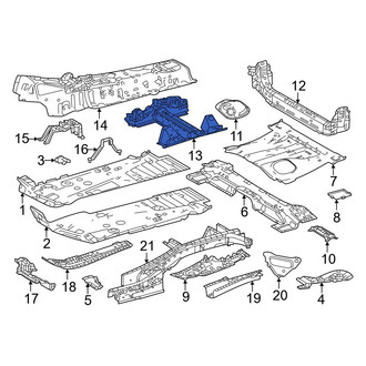 Toyota OE - Front Right Floor Pan Reinforcement
