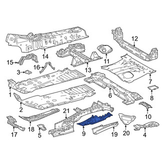 Toyota OE - Center Right Floor Extension
