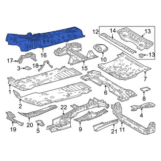 Toyota OE - Center Rear Floor Pan