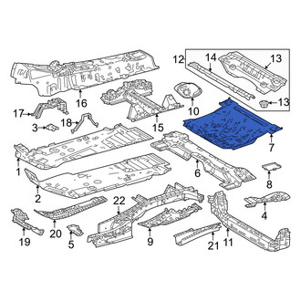 Toyota OE - Center Rear Floor Pan