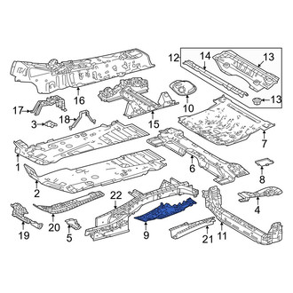 Toyota OE - Center Left Floor Extension