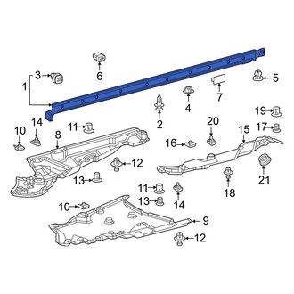 Toyota OE - Left Rocker Panel Guard