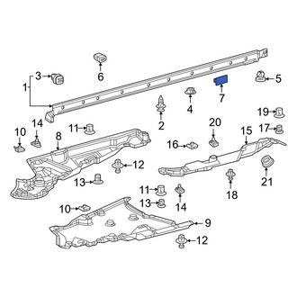 Toyota OE - Rocker Panel Molding Cap