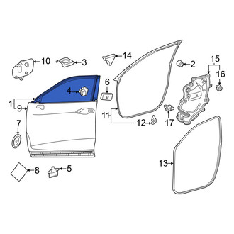 Toyota OE - Front Right Door Shell