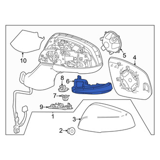 Toyota OE - Front Left Turn Signal Light Assembly