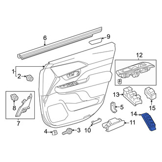 Toyota OE - Front Left Seat Memory Switch