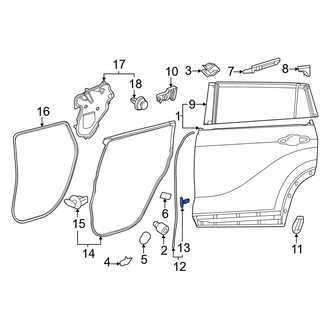 Toyota OE - Door Seal Clip