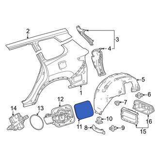 Toyota OE - Rear Fuel Filler Door