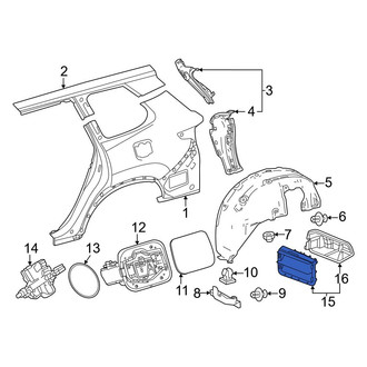 Toyota OE - Rear Right Quarter Panel Vent