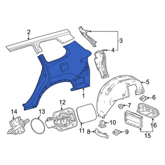 Toyota OE - Rear Left Outer Quarter Panel