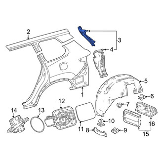 Toyota OE - Left Body D-Pillar