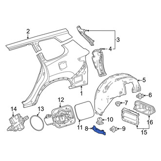 Toyota OE - Rear Right Mud Guard
