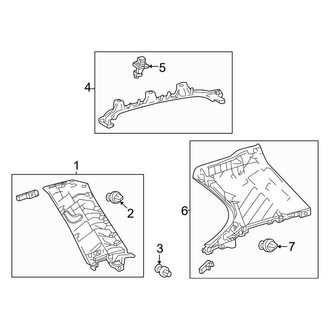 Toyota OE - Quarter Panel - Interior Trim (Passenger Compartment)