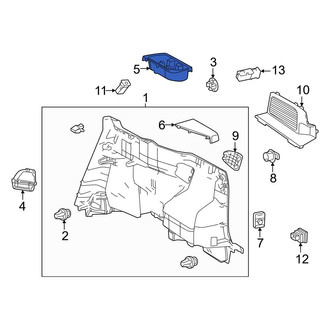 Toyota OE - Rear Left Interior Quarter Panel Cup Holder