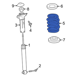 Toyota OE - Rear Coil Spring