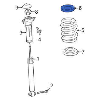 Toyota OE - Rear Upper Coil Spring Insulator