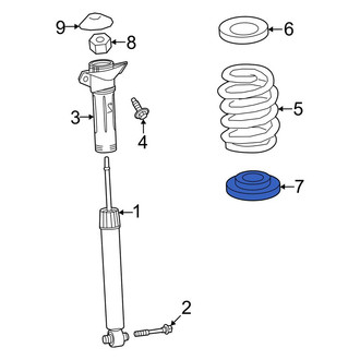 Toyota OE - Rear Lower Coil Spring Insulator